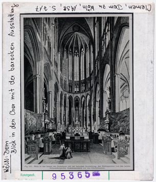 Vorschaubild Köln: Dom, Inneres, Aquarell 1841 